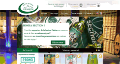 Desktop Screenshot of cavedejurancon.com
